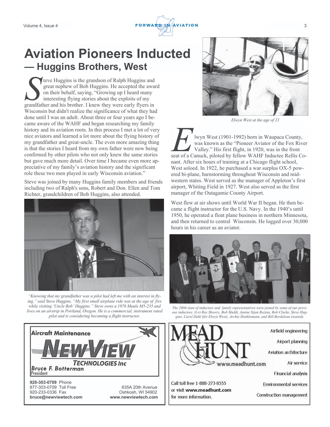 Forward in Aviation - December 2006 -  Page3