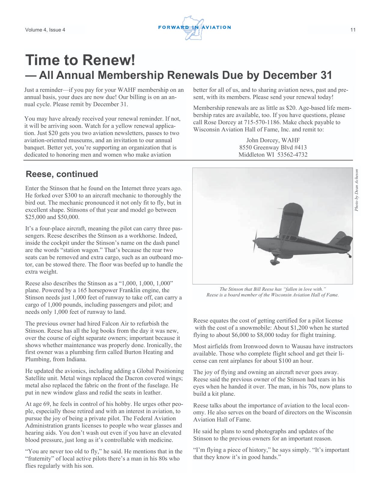 Forward in Aviation - December 2006 -  Page11