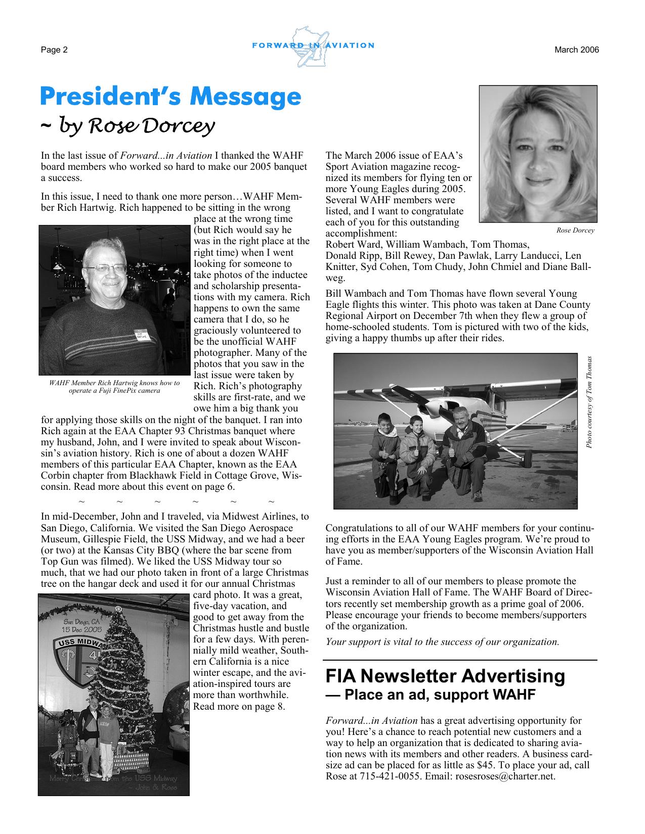 Forward in Aviation - March 2006 -  Page2