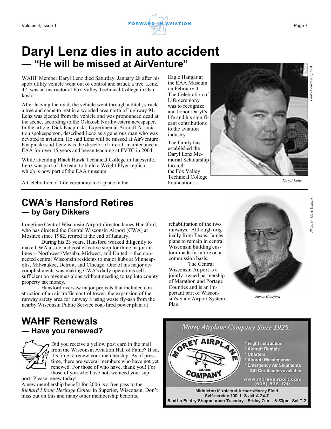 Forward in Aviation - March 2006 -  Page7