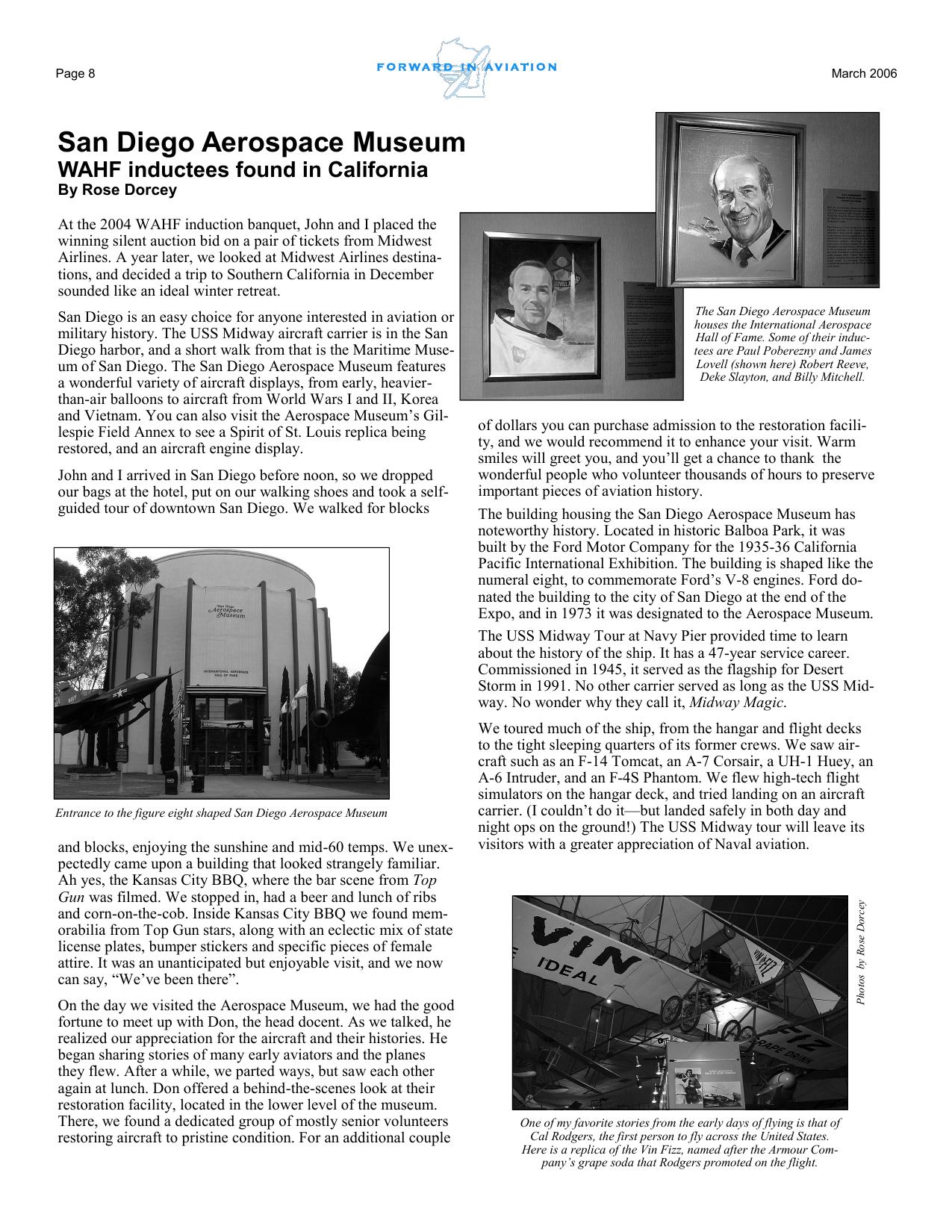 Forward in Aviation - March 2006 -  Page8