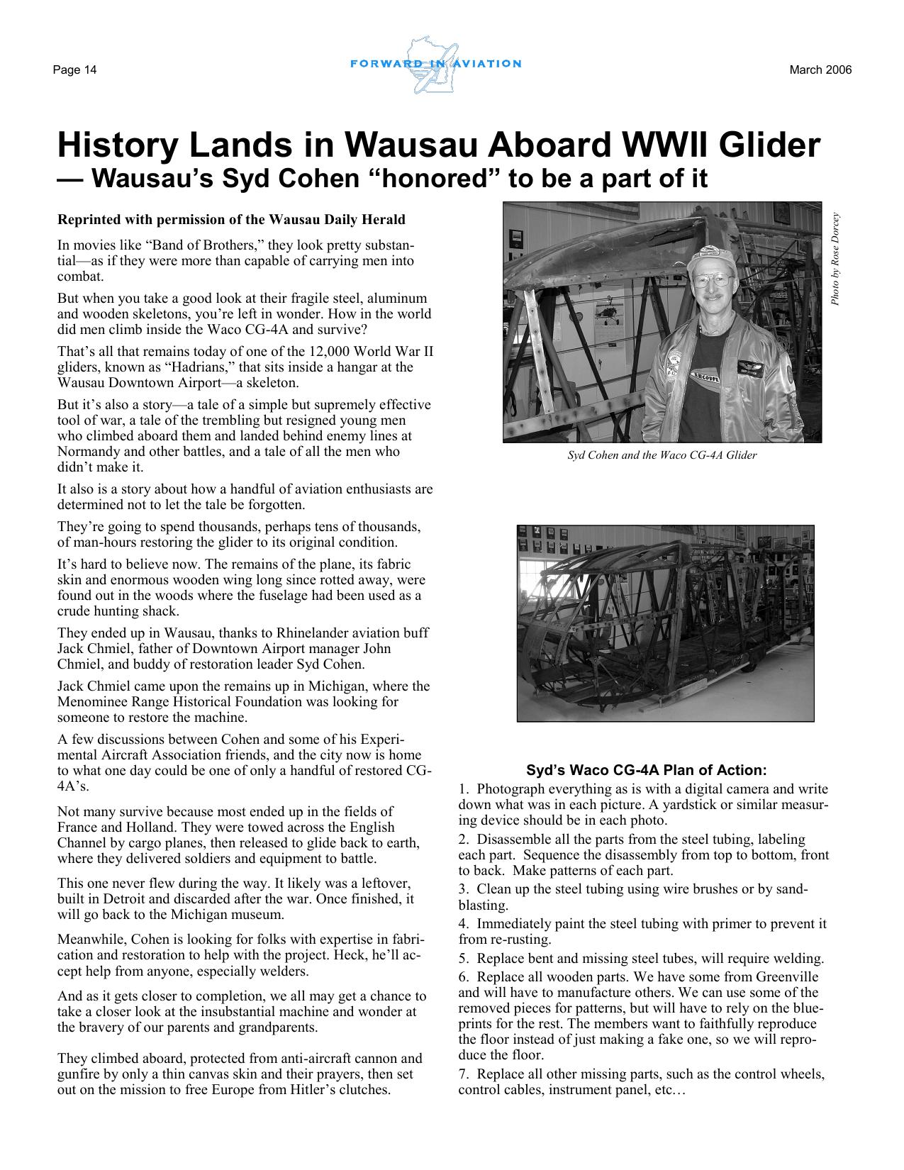 Forward in Aviation - March 2006 -  Page14