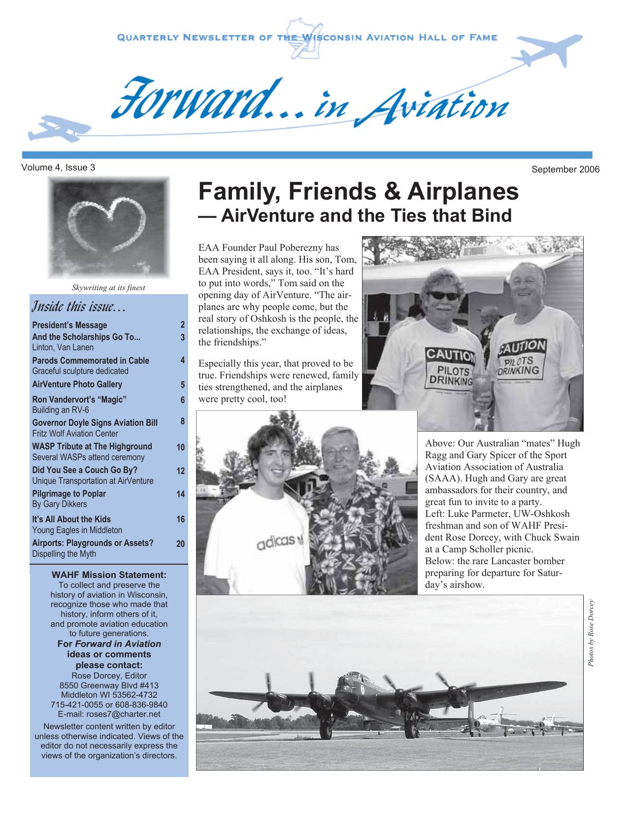 Forward in Aviation - September 2006 -  Page1