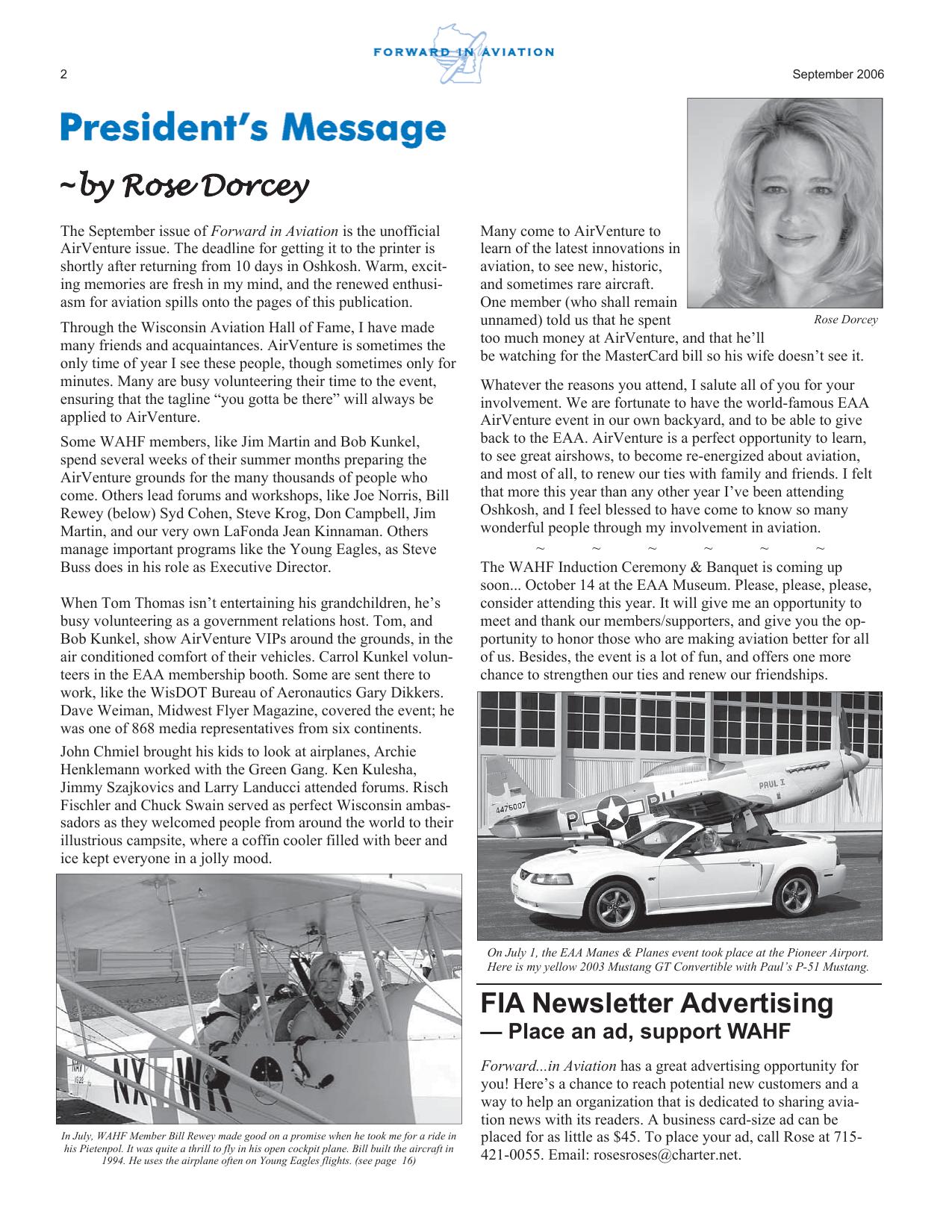 Forward in Aviation - September 2006 -  Page2