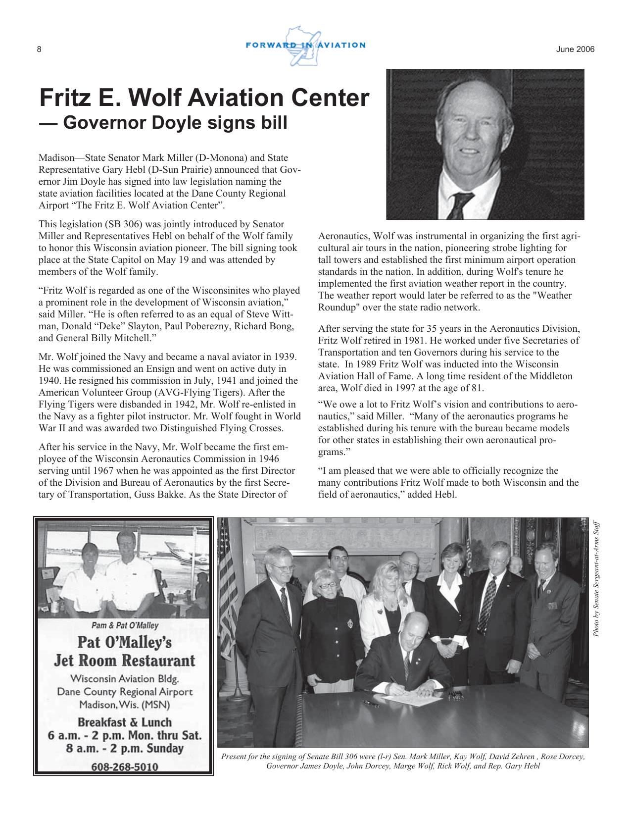 Forward in Aviation - September 2006 -  Page8