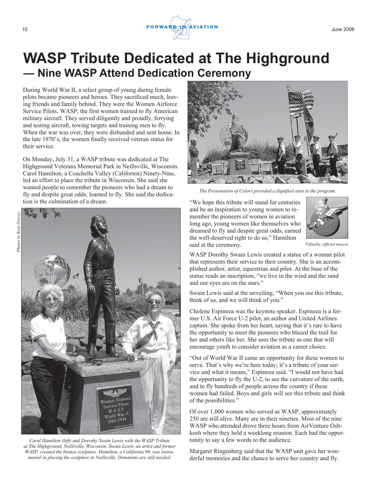 Forward in Aviation - September 2006 -  Page10