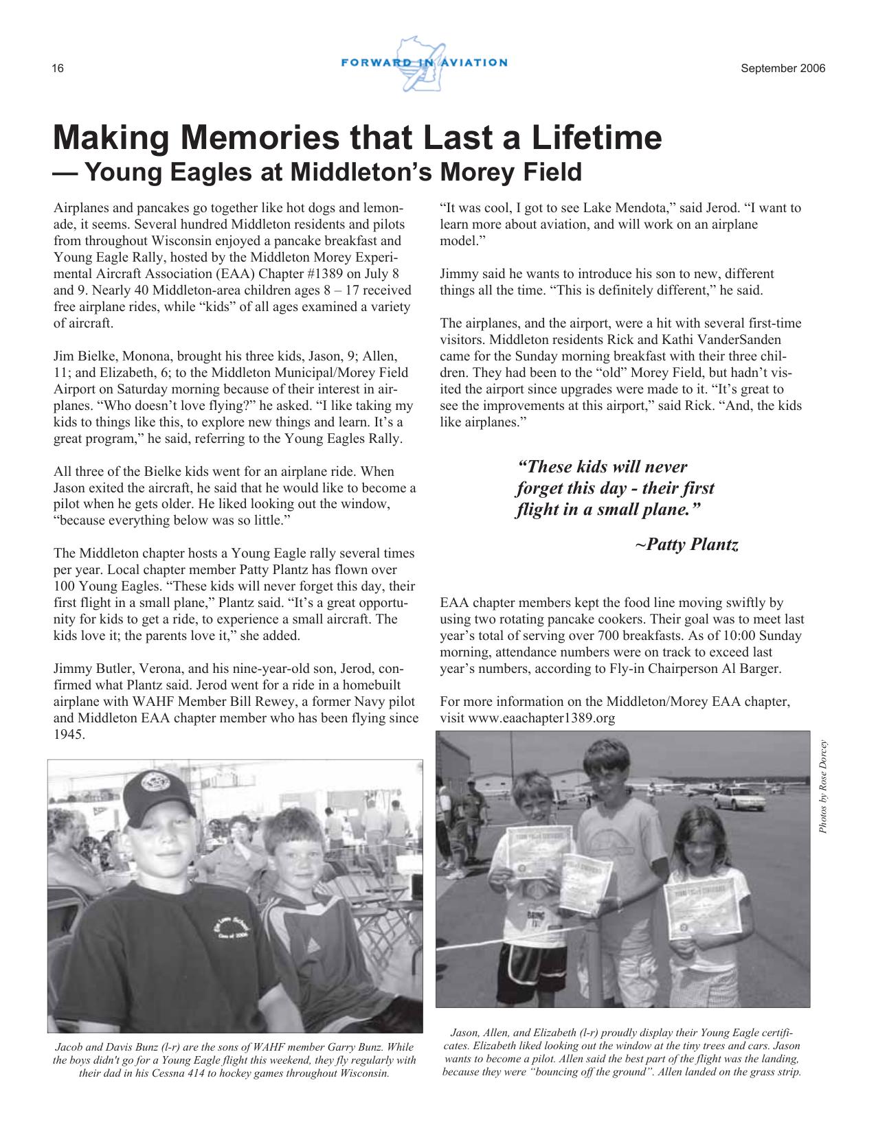 Forward in Aviation - September 2006 -  Page16