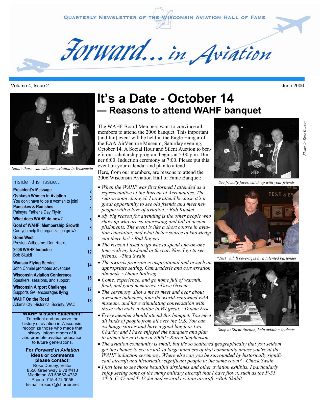Forward in Aviation - June 2006 -  Page1