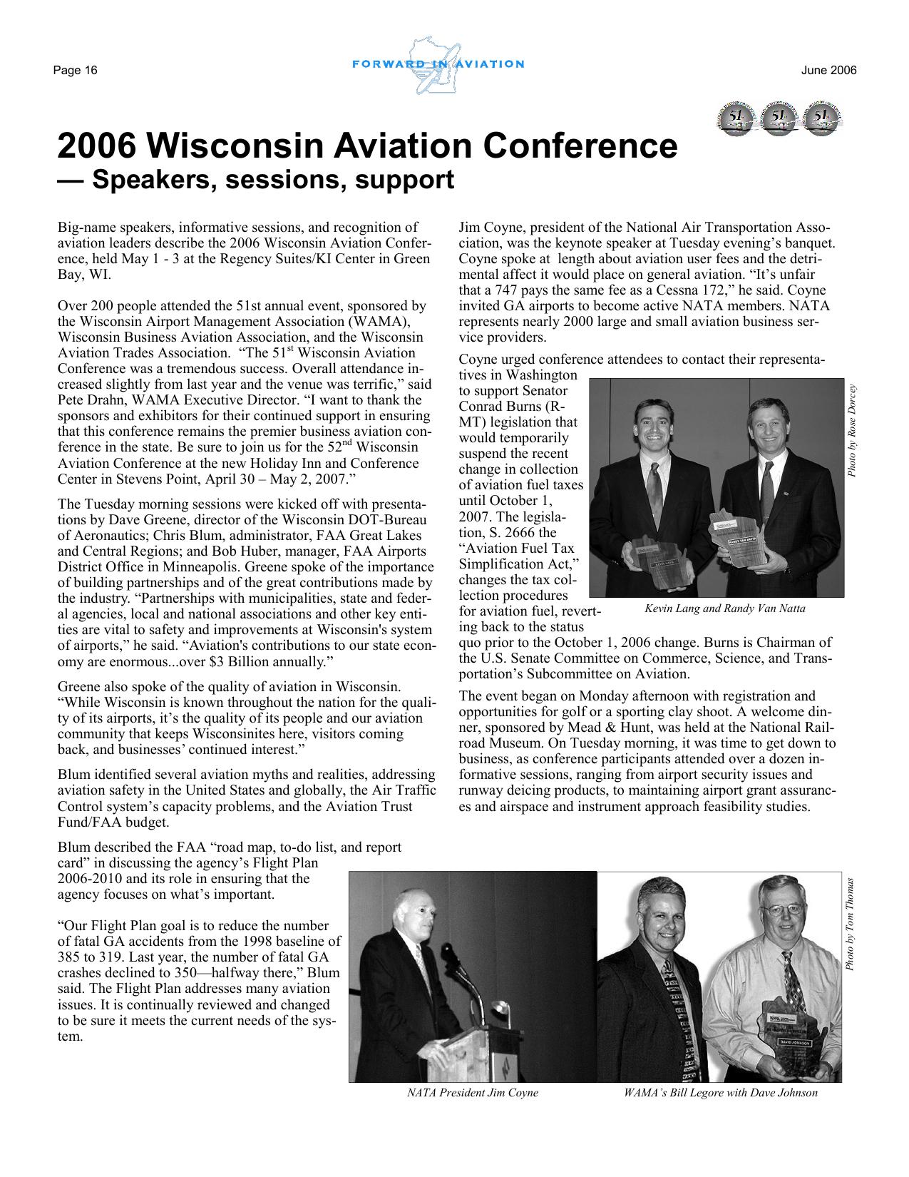 Forward in Aviation - June 2006 -  Page16