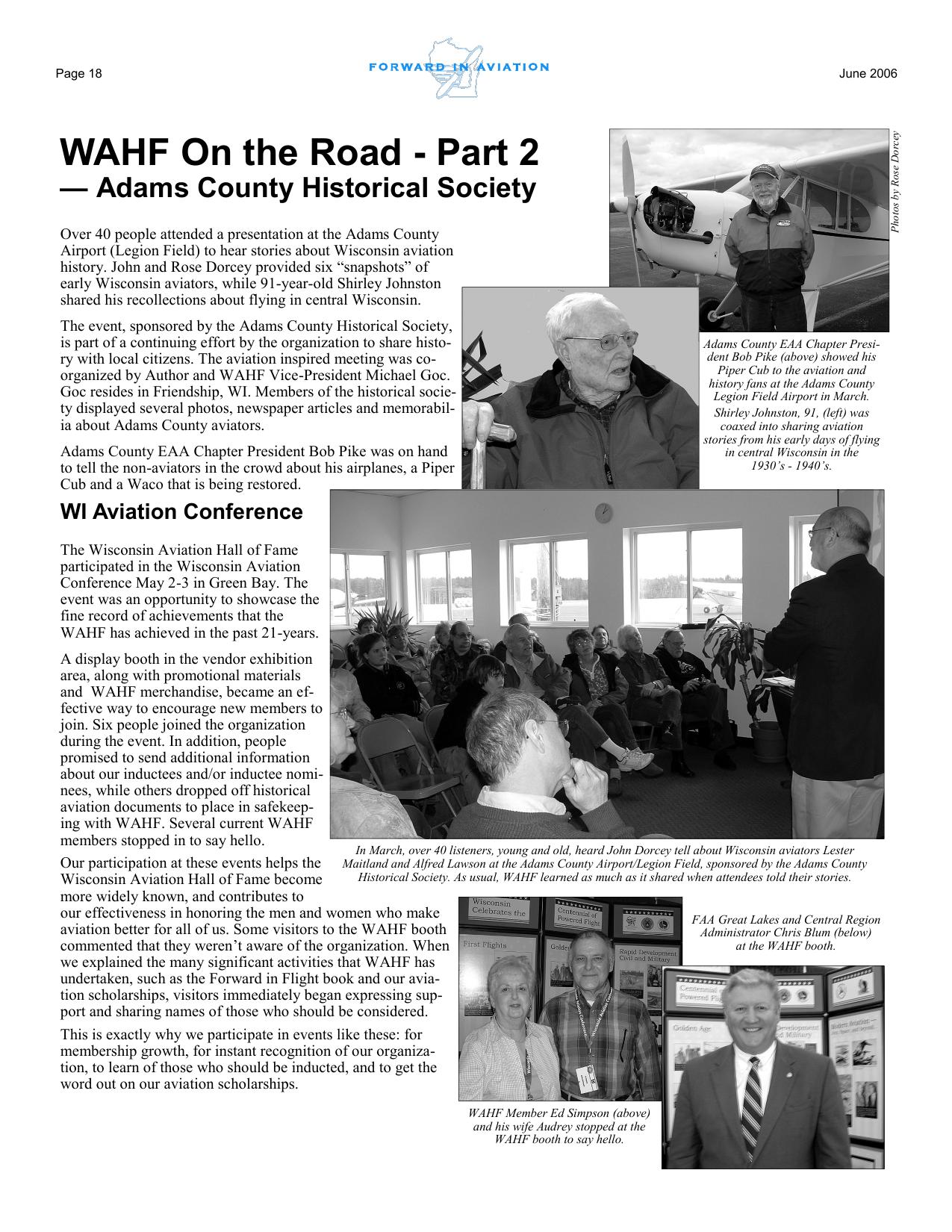 Forward in Aviation - June 2006 -  Page18