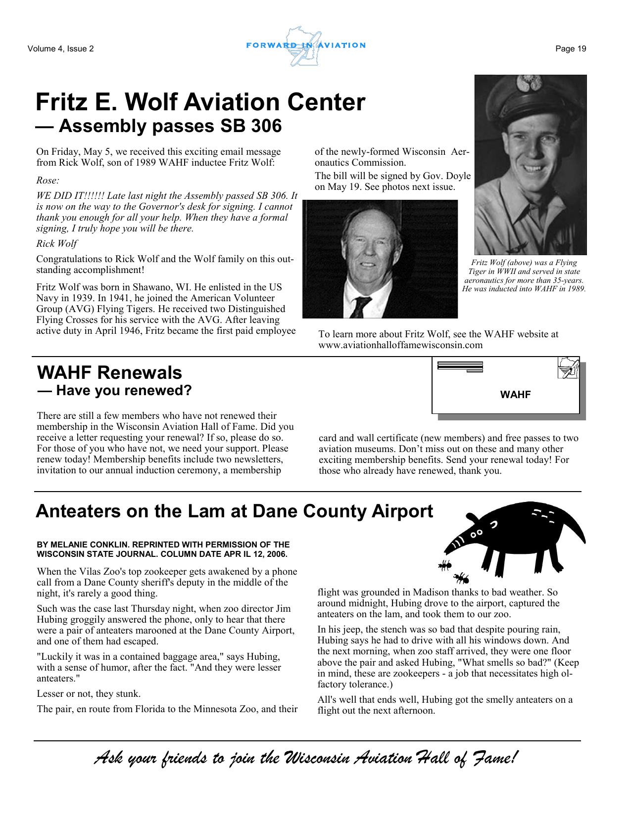 Forward in Aviation - June 2006 -  Page19