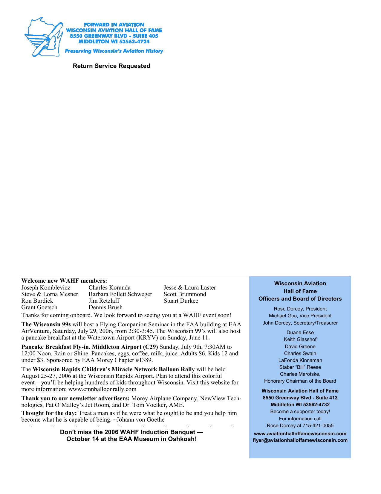 Forward in Aviation - June 2006 -  Page20