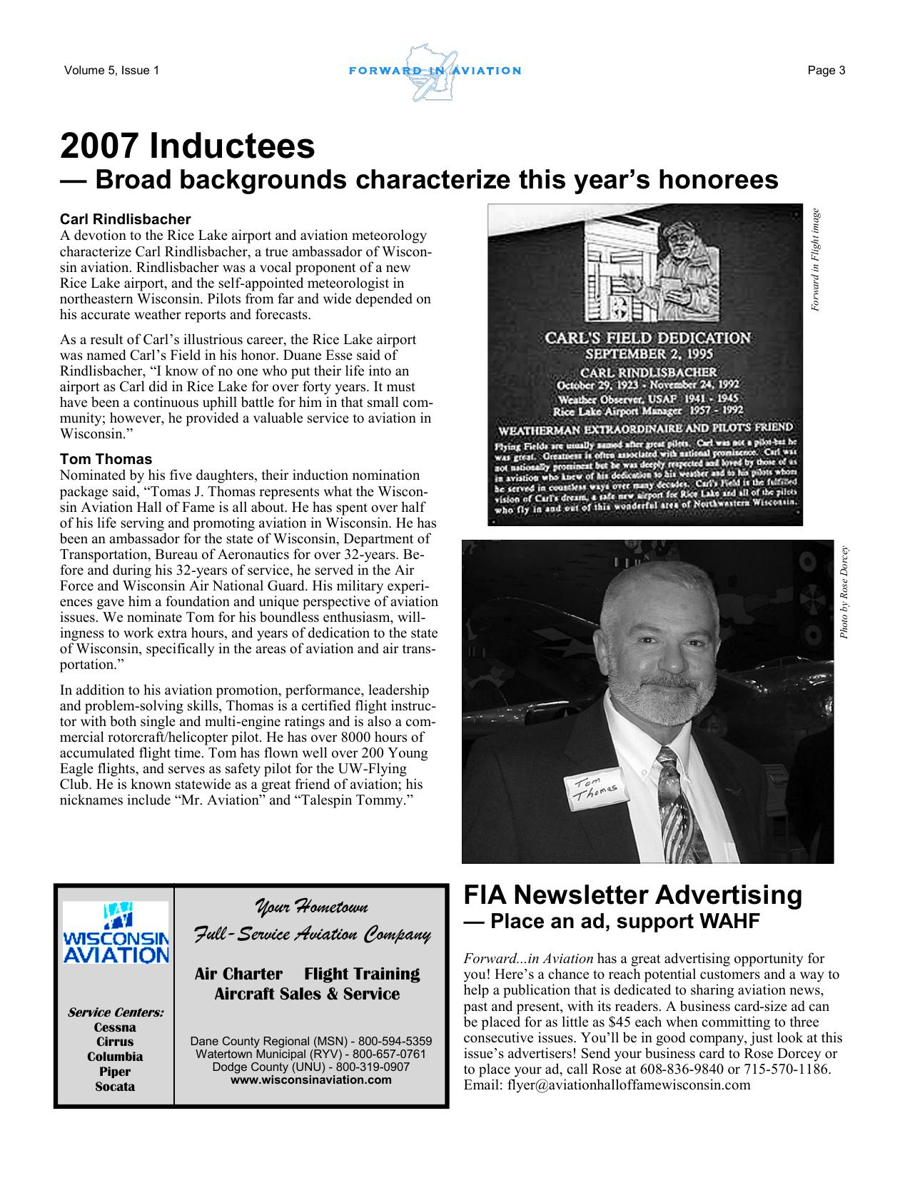 Forward in Aviation - March 2007 -  Page3