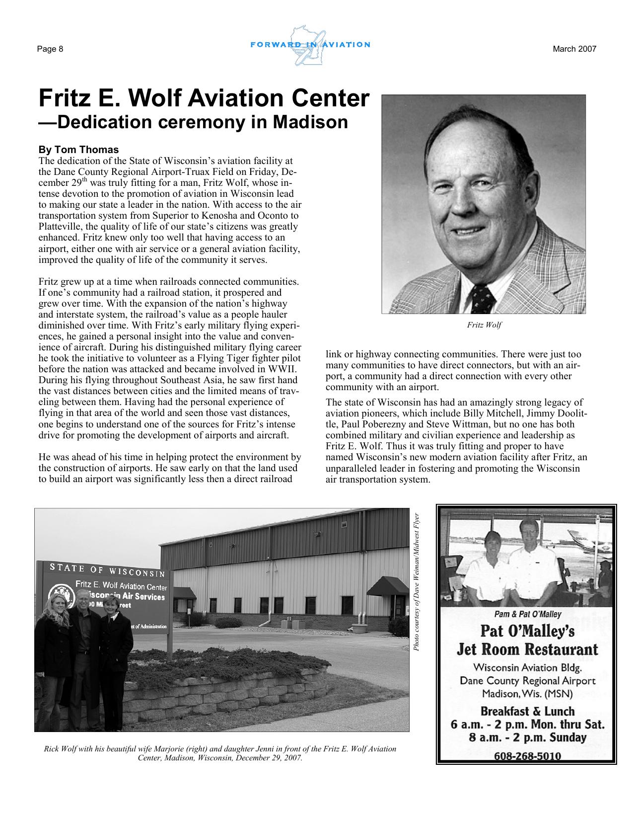 Forward in Aviation - March 2007 -  Page8