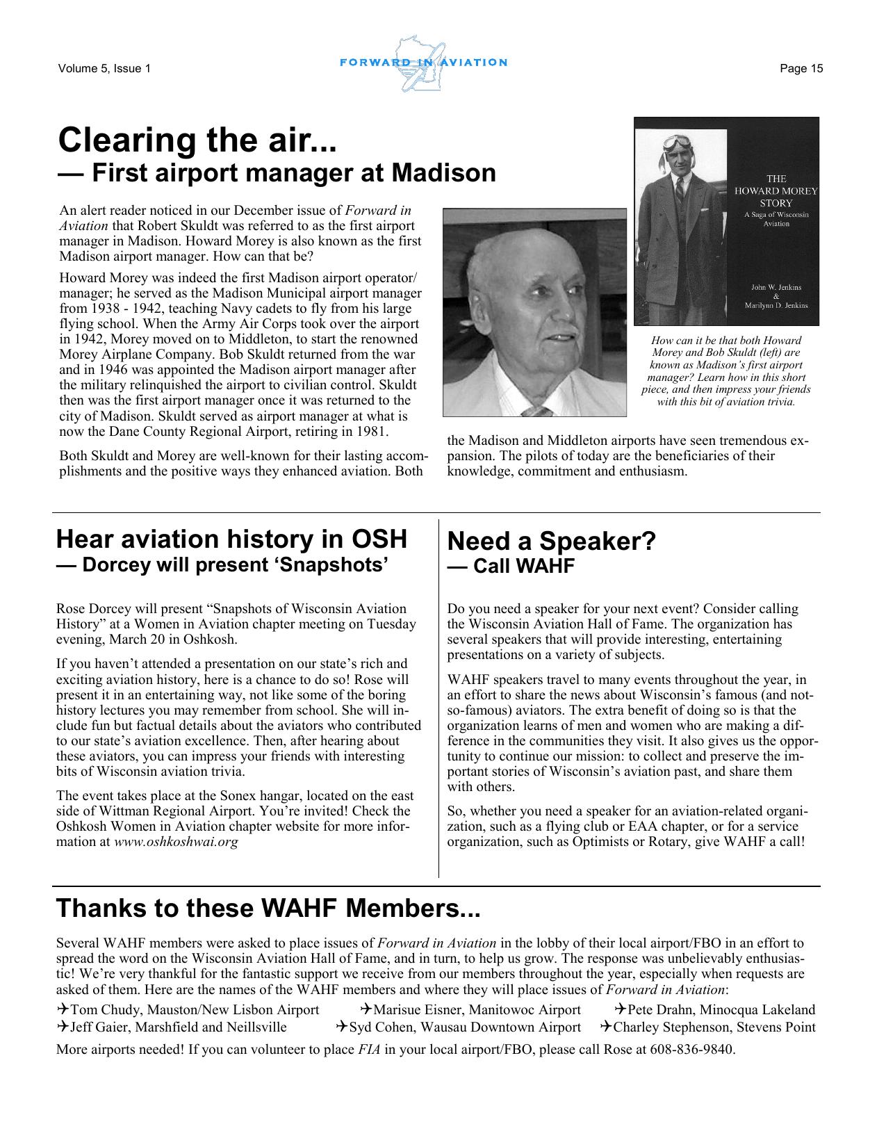 Forward in Aviation - March 2007 -  Page15