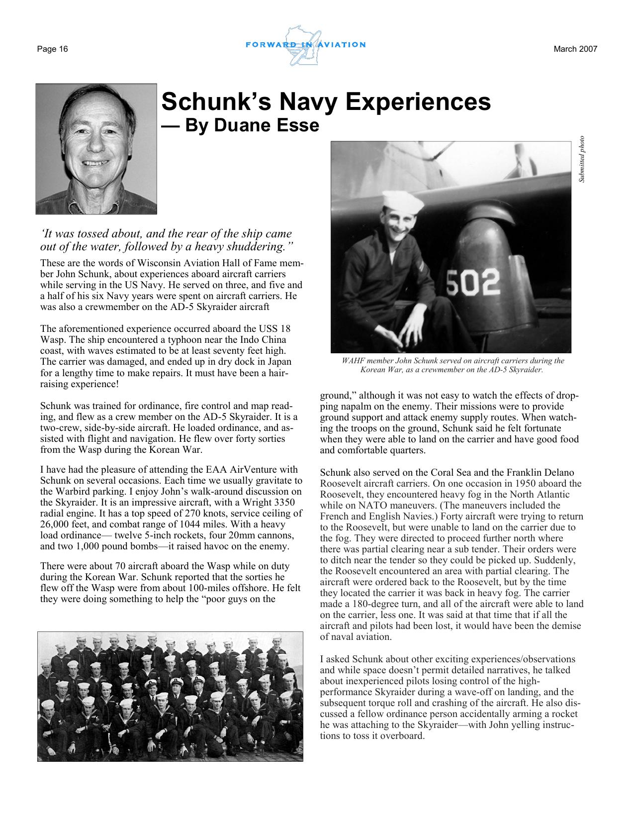 Forward in Aviation - March 2007 -  Page16