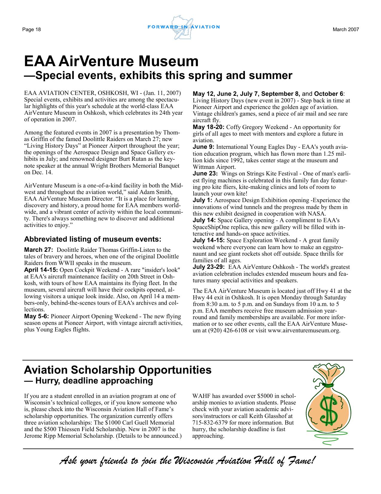 Forward in Aviation - March 2007 -  Page18