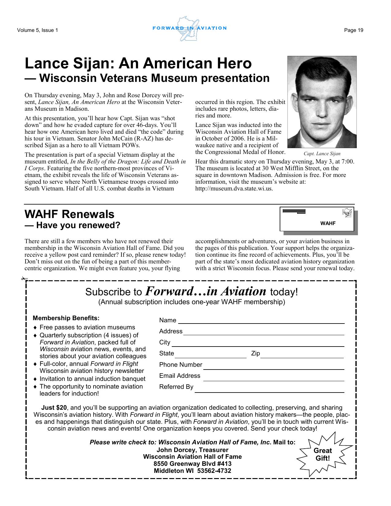 Forward in Aviation - March 2007 -  Page19