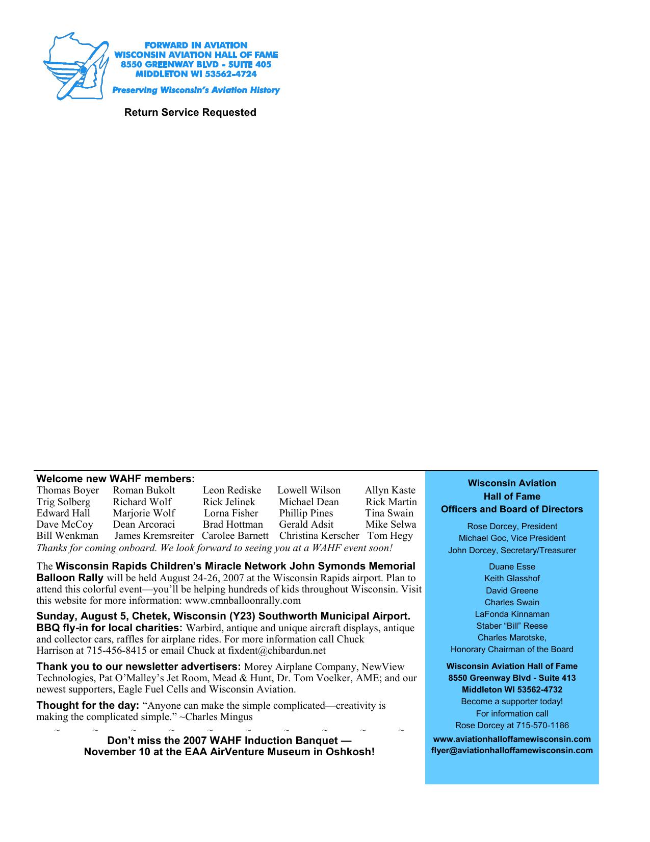 Forward in Aviation - March 2007 -  Page20