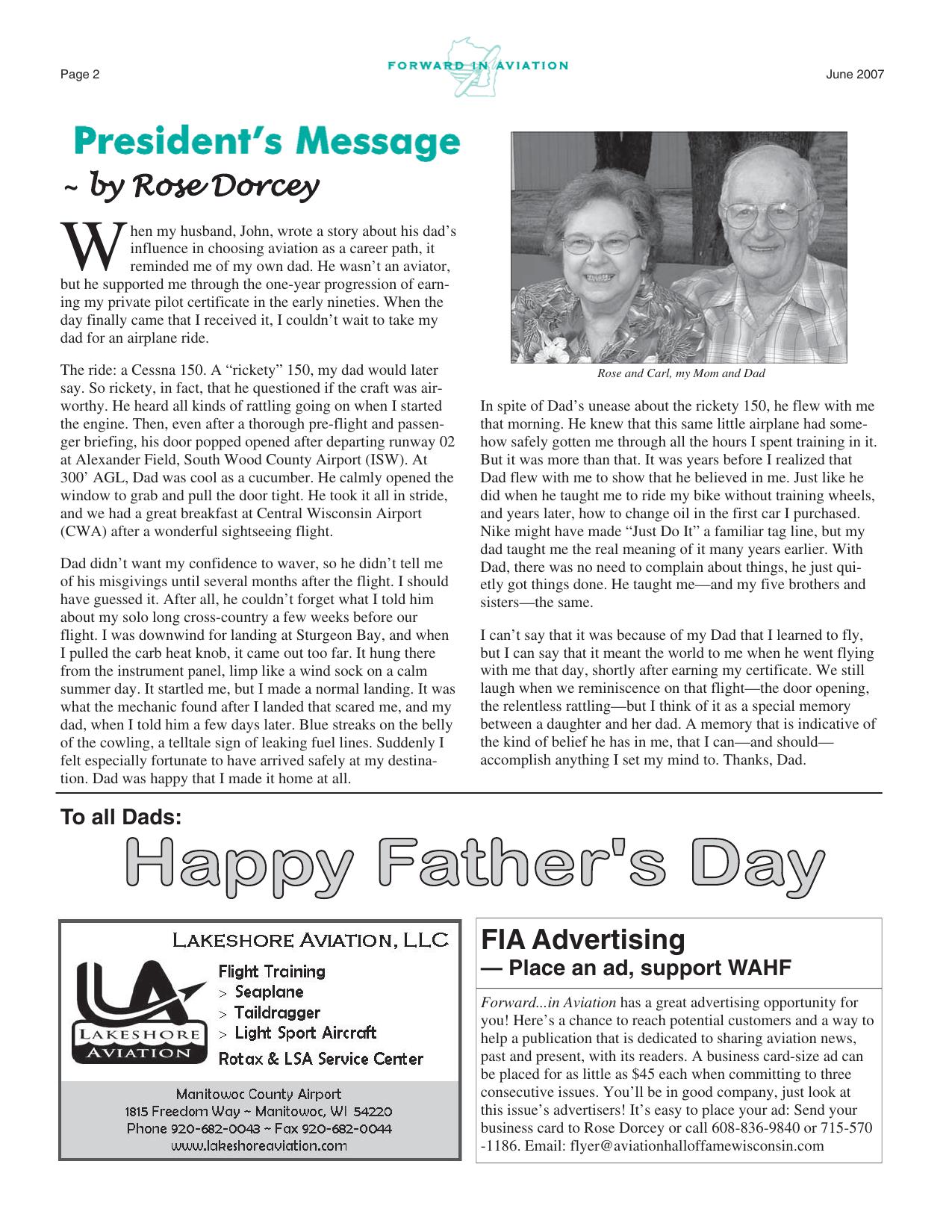 Forward in Aviation - June 2007 -  Page2