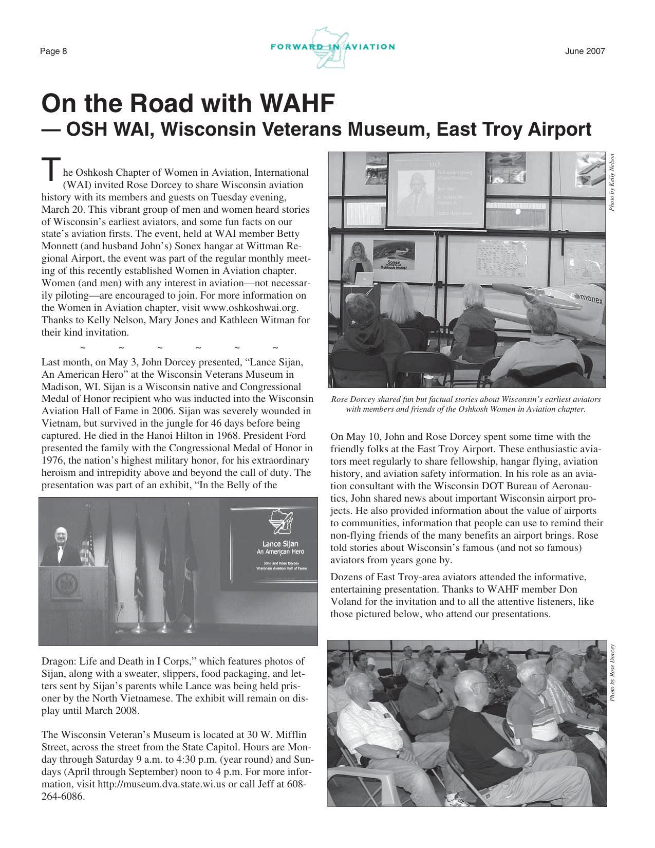 Forward in Aviation - June 2007 -  Page8
