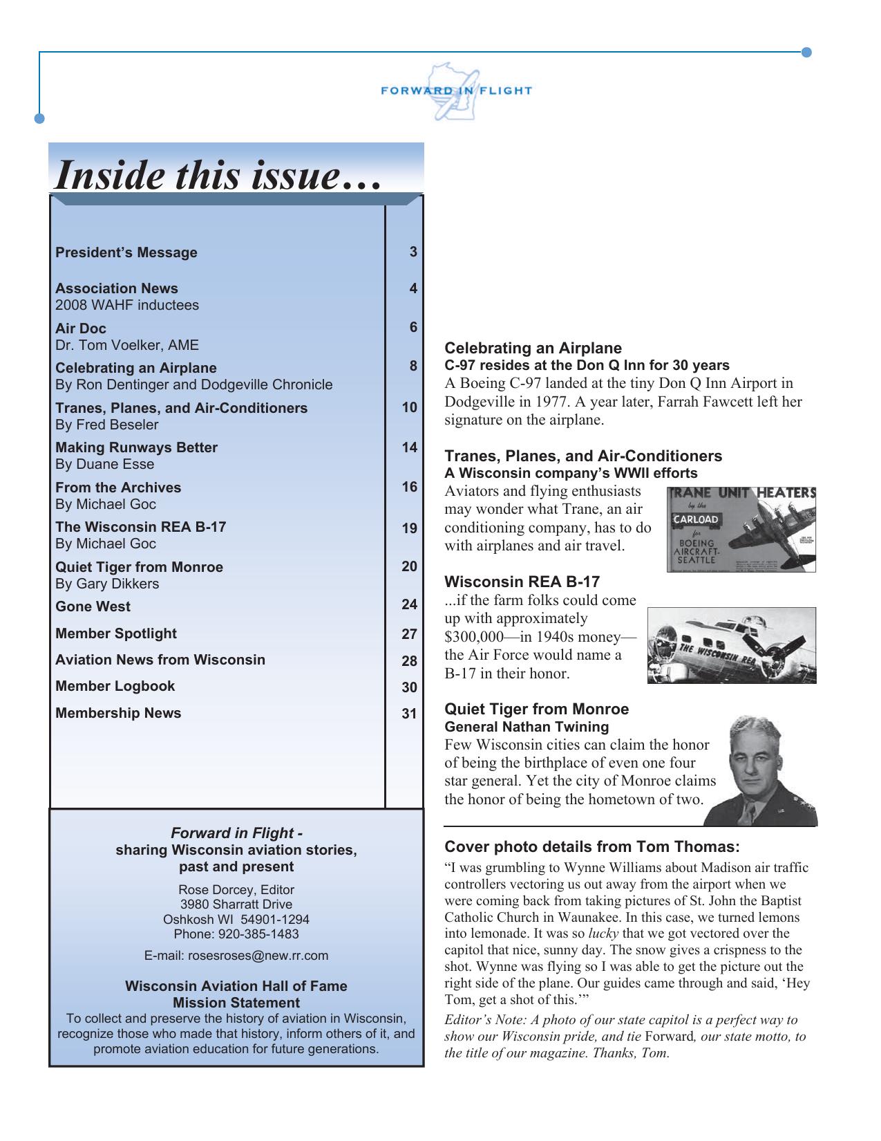 Forward in Flight - Spring 2008 -  Page2