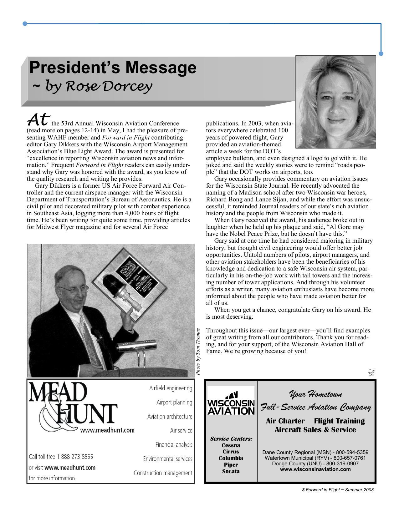 Forward in Flight - Summer 2008 -  Page3