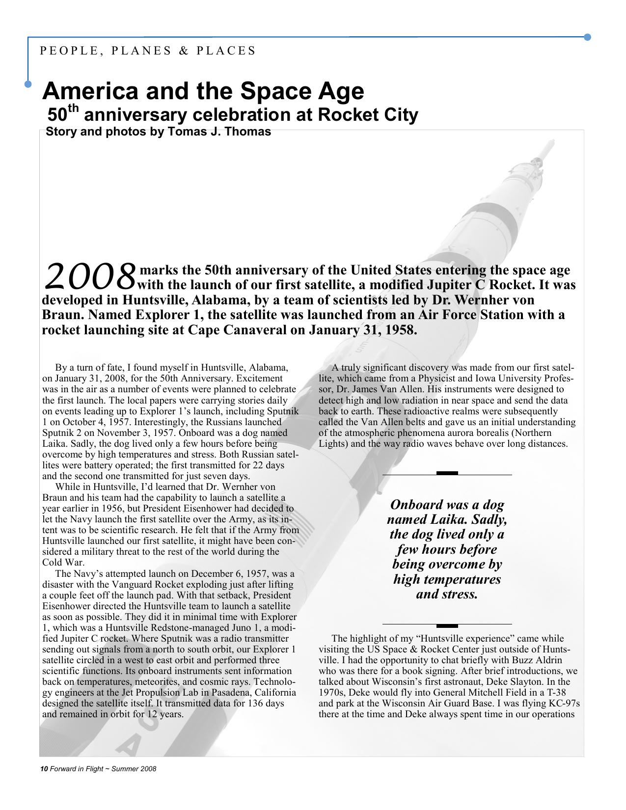 Forward in Flight - Summer 2008 -  Page10