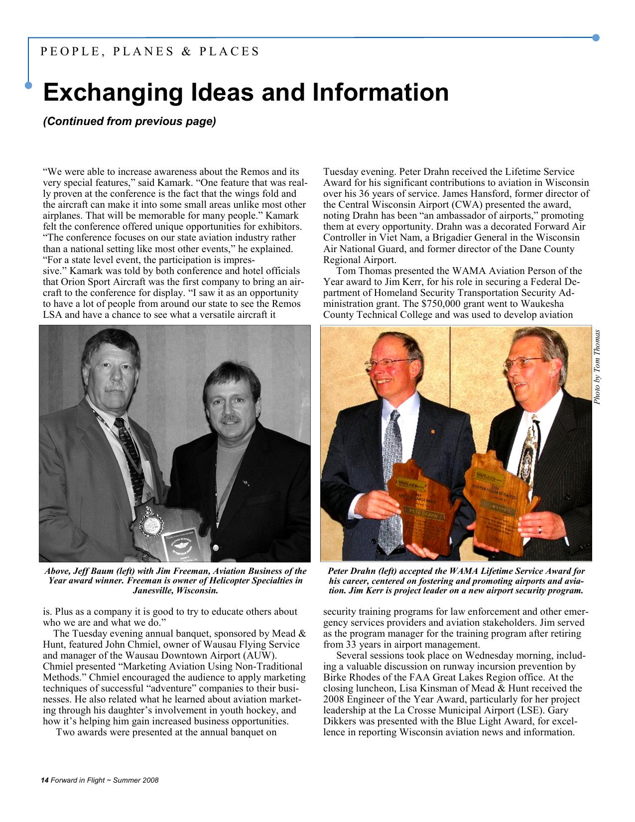 Forward in Flight - Summer 2008 -  Page14