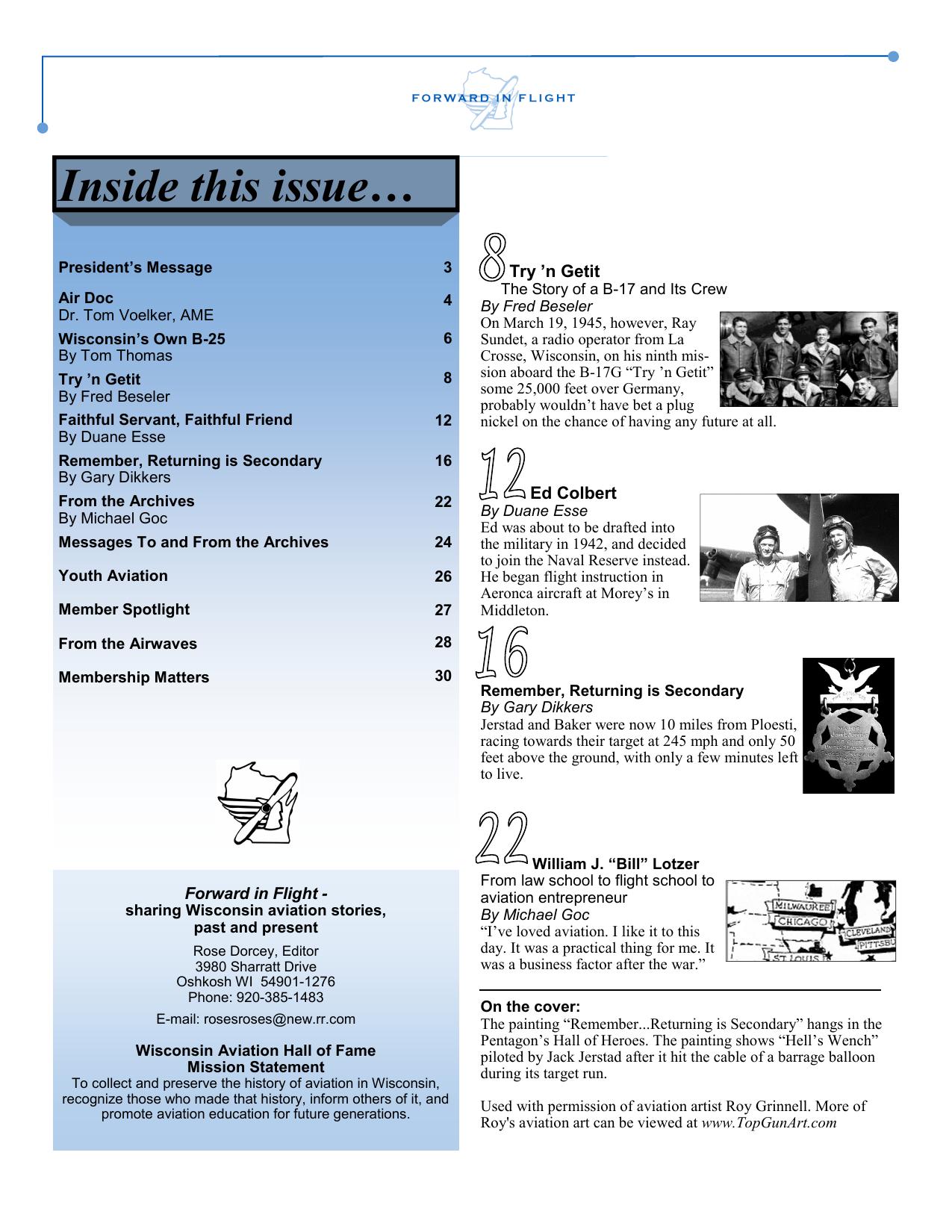 Forward in Flight - Fall 2008 -  Page2