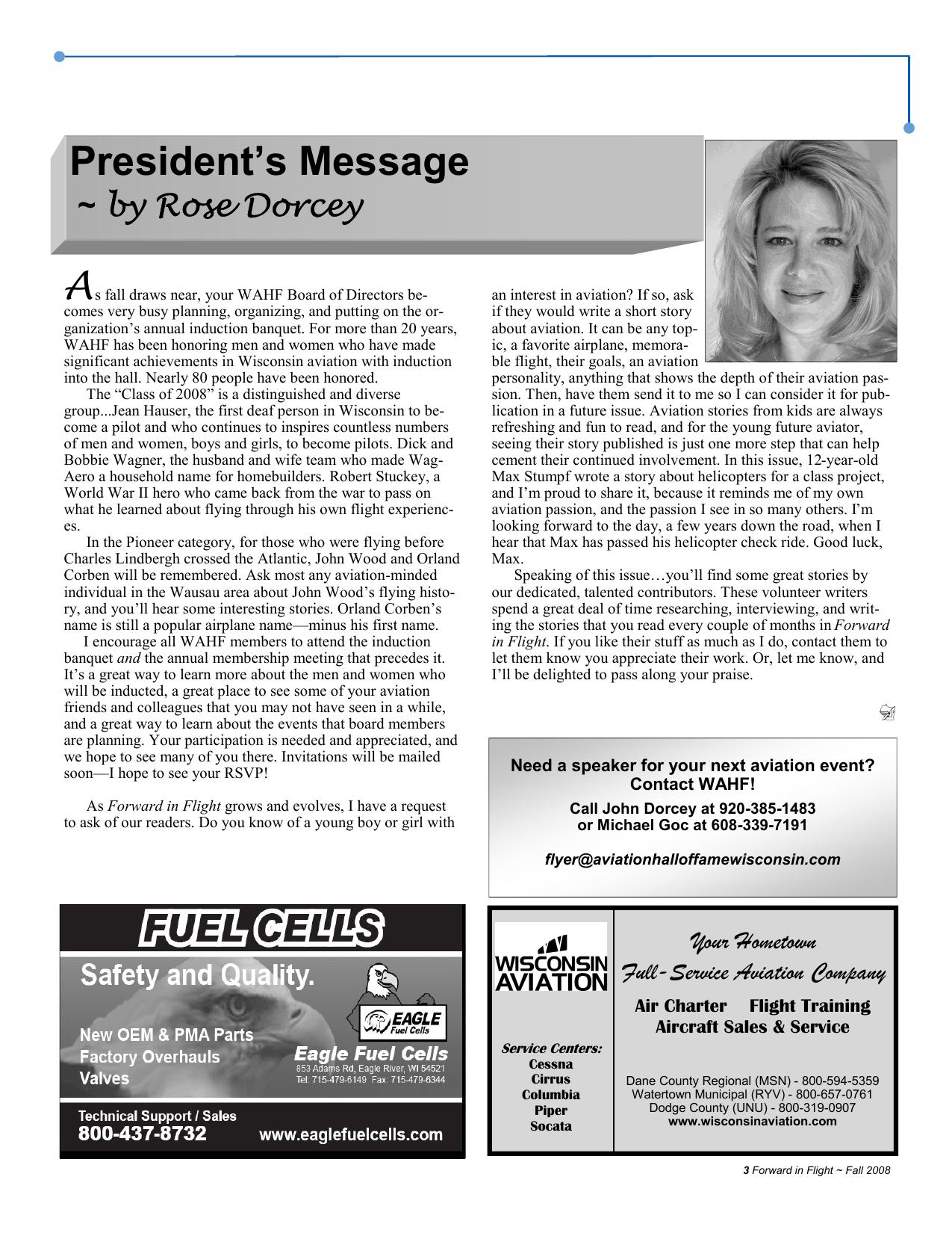 Forward in Flight - Fall 2008 -  Page3