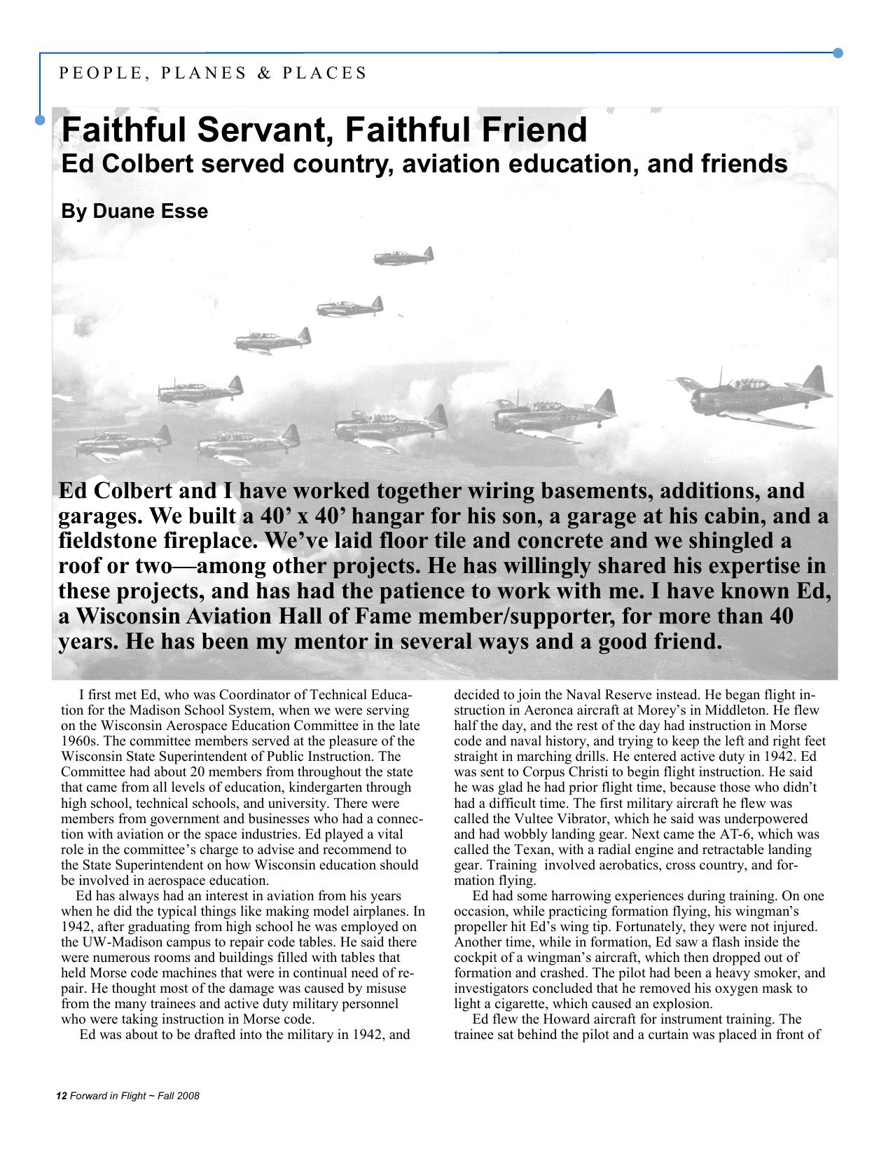 Forward in Flight - Fall 2008 -  Page12