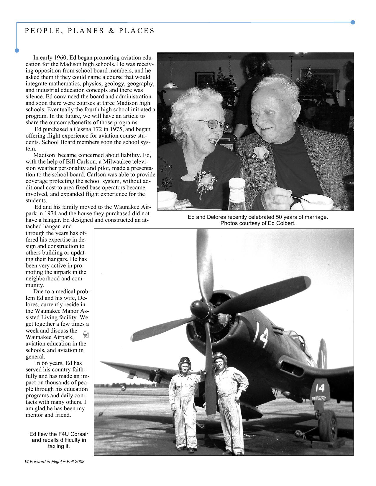 Forward in Flight - Fall 2008 -  Page14