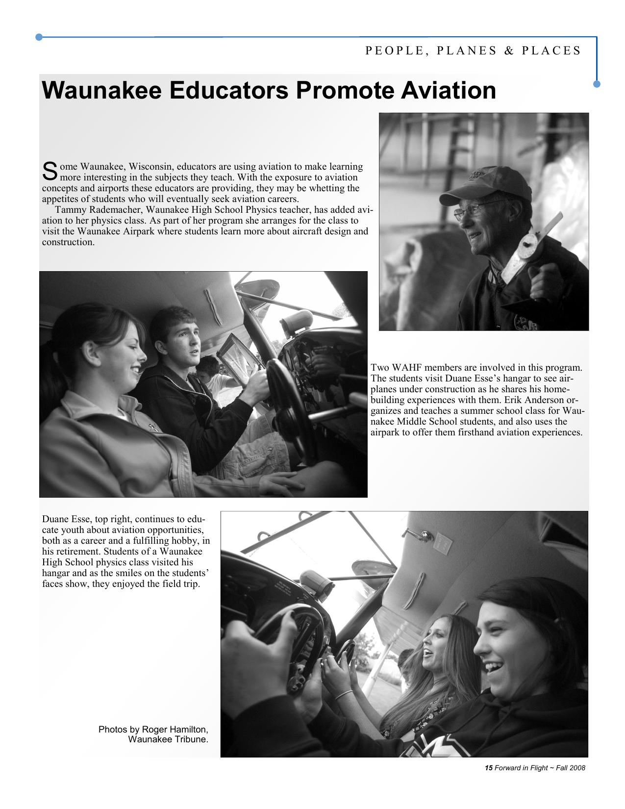 Forward in Flight - Fall 2008 -  Page15