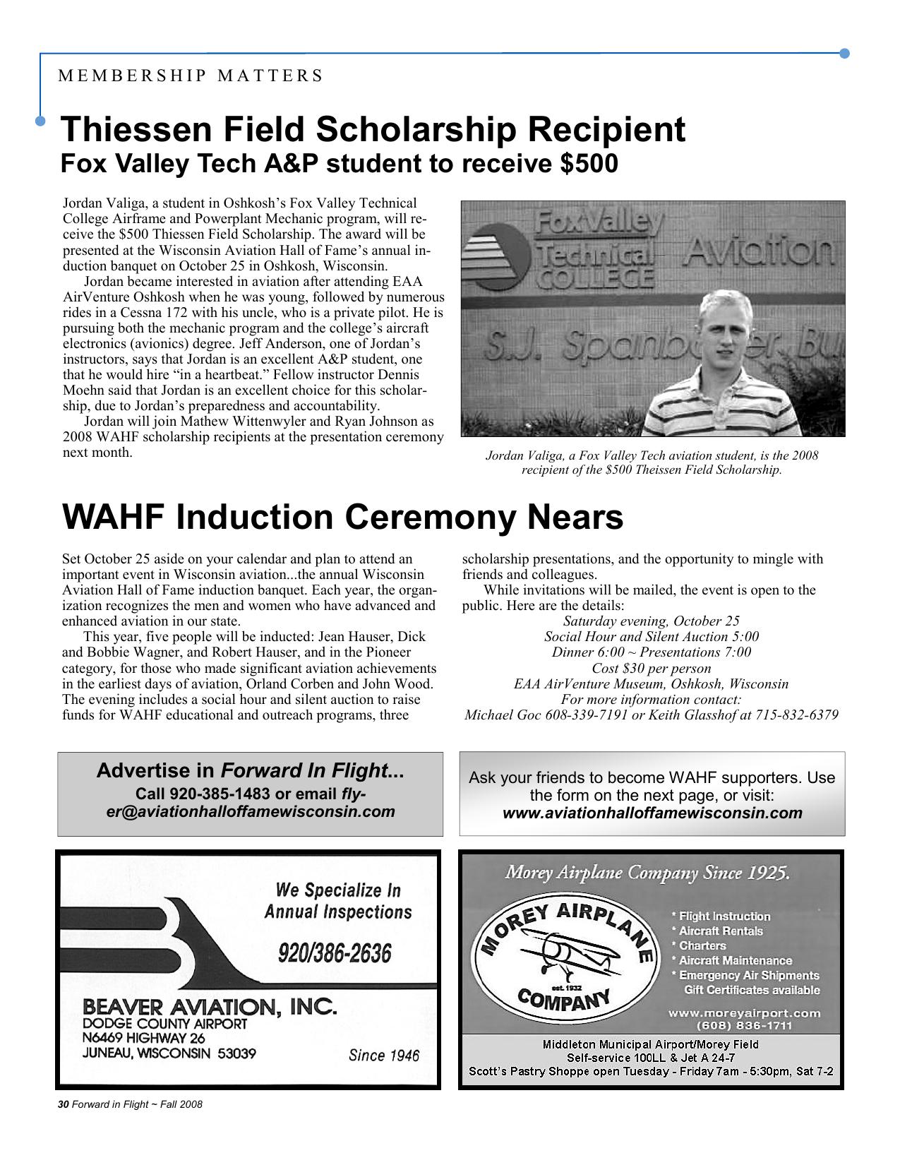 Forward in Flight - Fall 2008 -  Page30