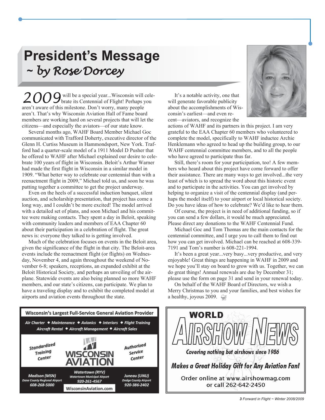 Forward in Flight - Winter 2008 -  Page3
