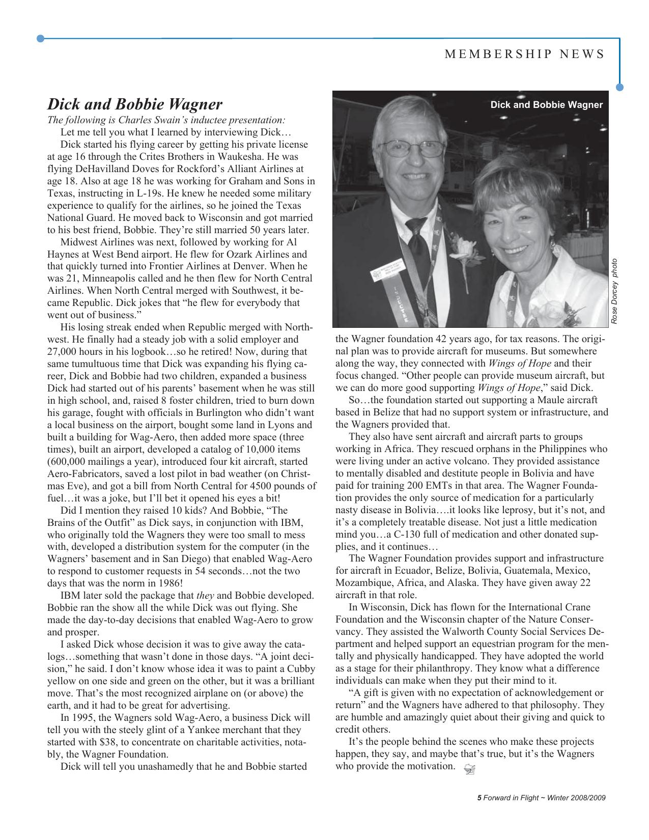 Forward in Flight - Winter 2008 -  Page5
