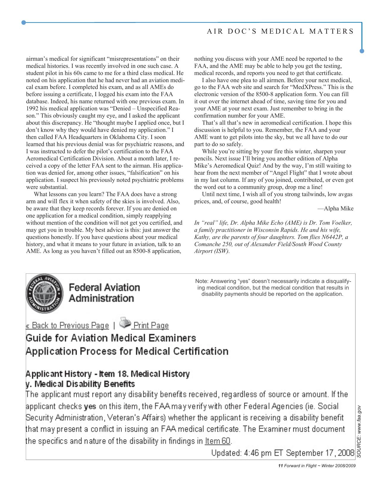 Forward in Flight - Winter 2008 -  Page11