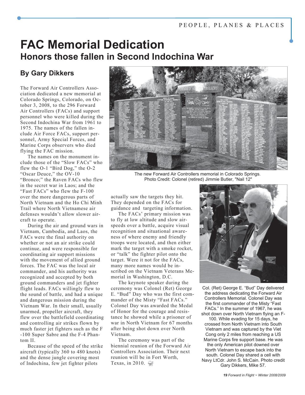 Forward in Flight - Winter 2008 -  Page19