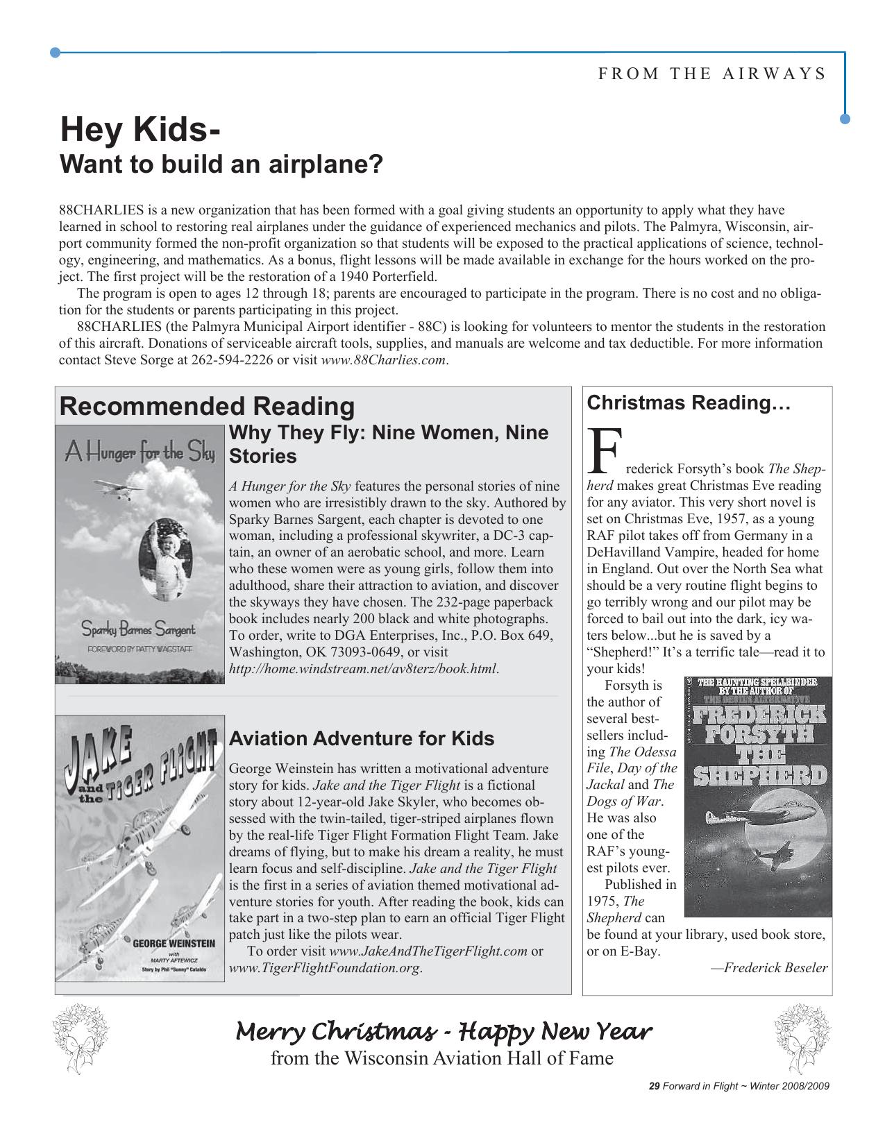 Forward in Flight - Winter 2008 -  Page29