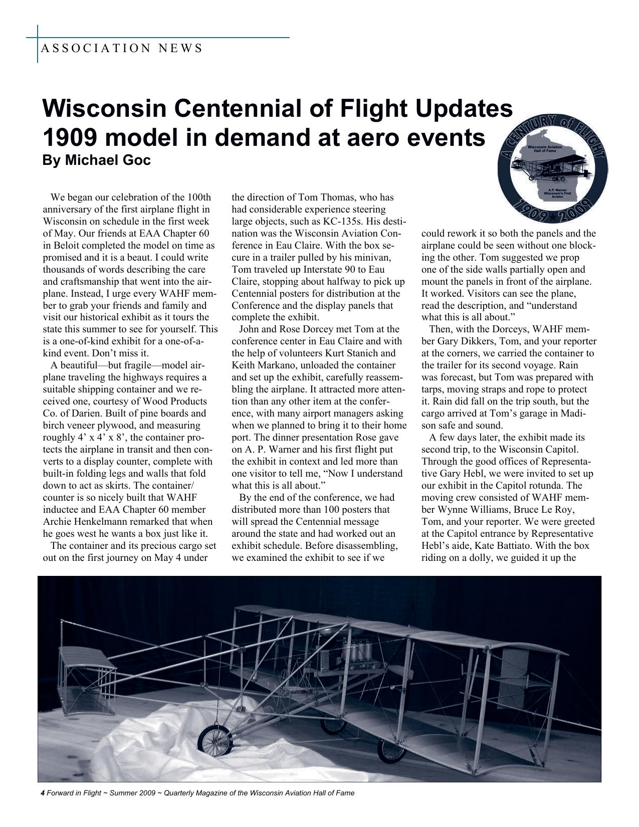 Forward in Flight - Summer 2009 -  Page4