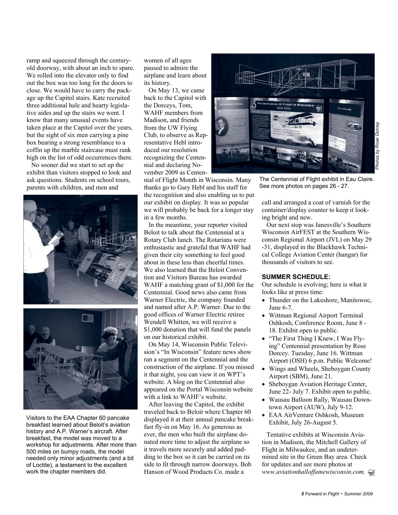 Forward in Flight - Summer 2009 -  Page5