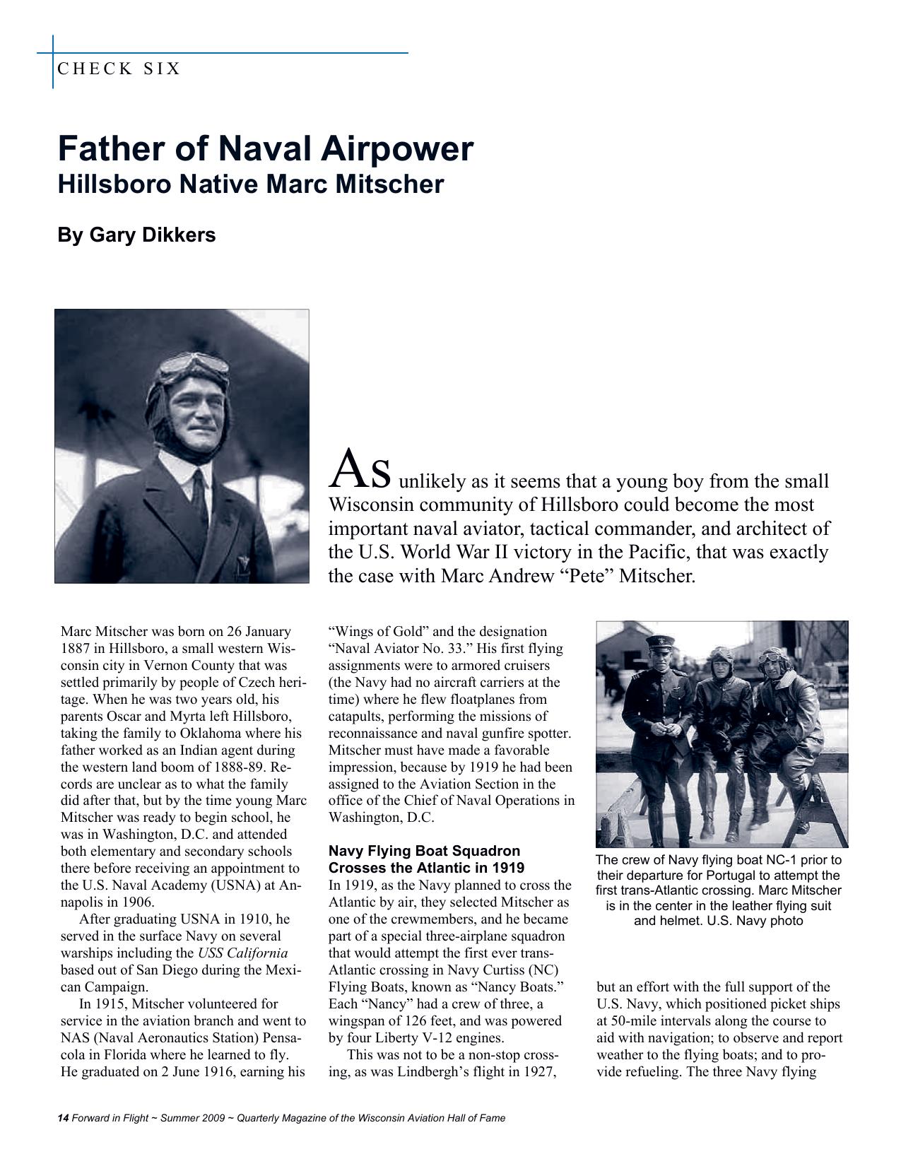 Forward in Flight - Summer 2009 -  Page14