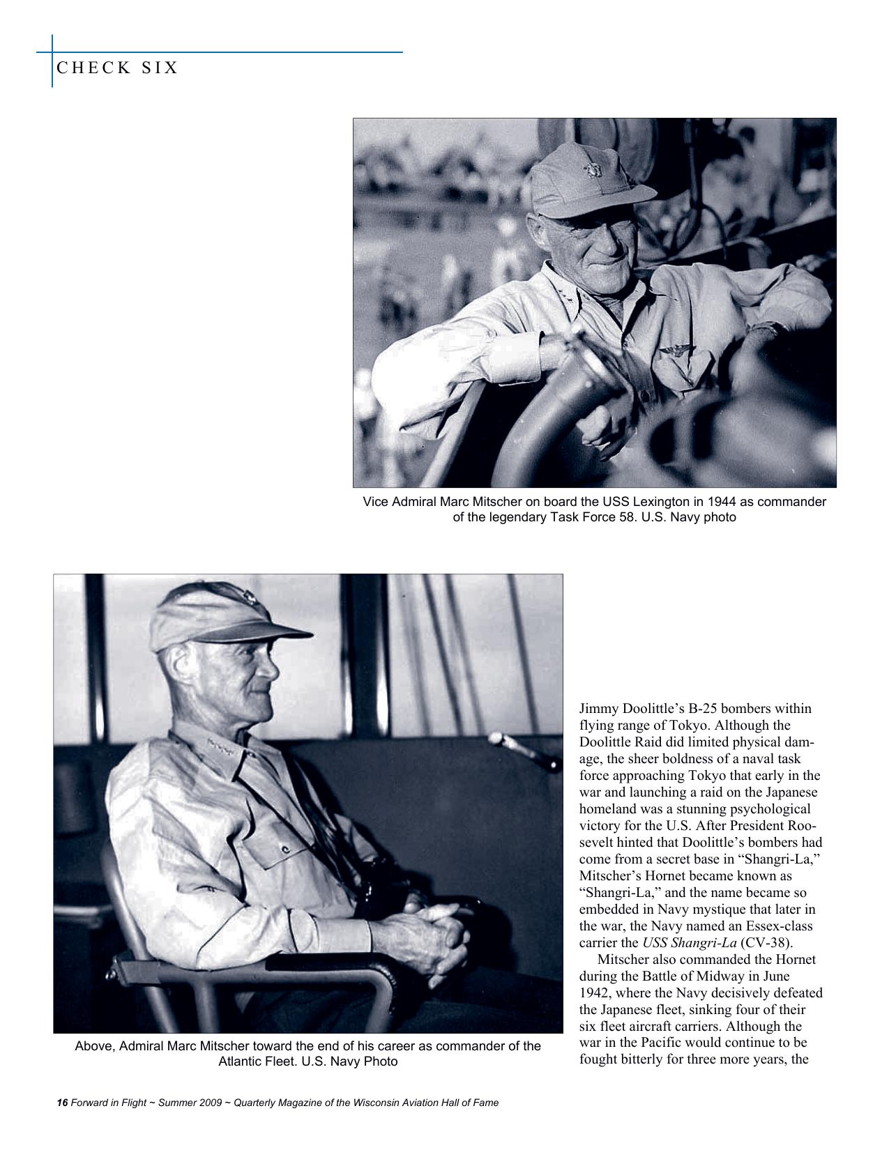 Forward in Flight - Summer 2009 -  Page16