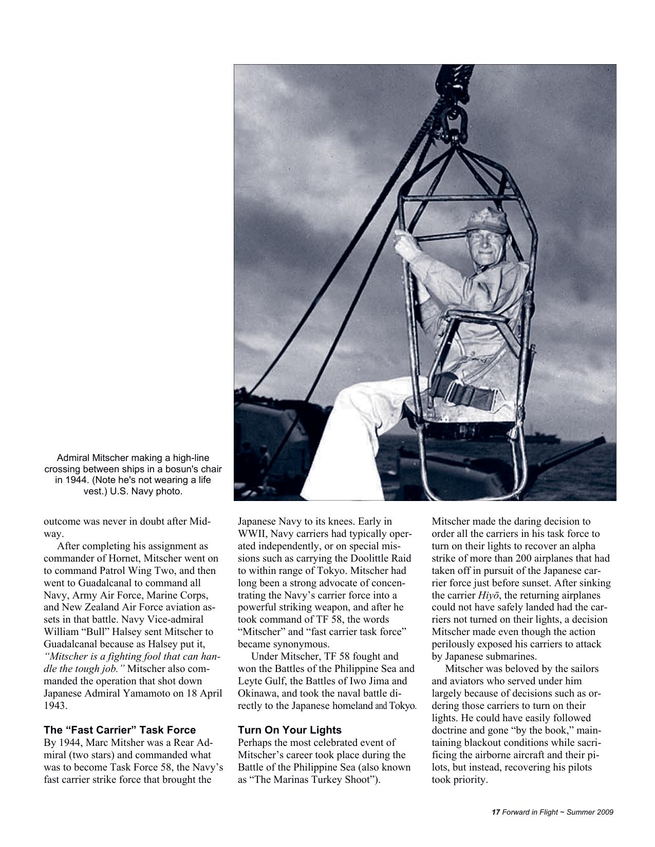 Forward in Flight - Summer 2009 -  Page17