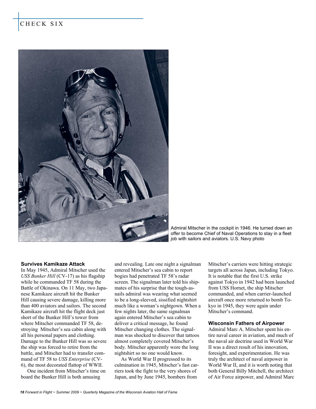 Forward in Flight - Summer 2009 -  Page18