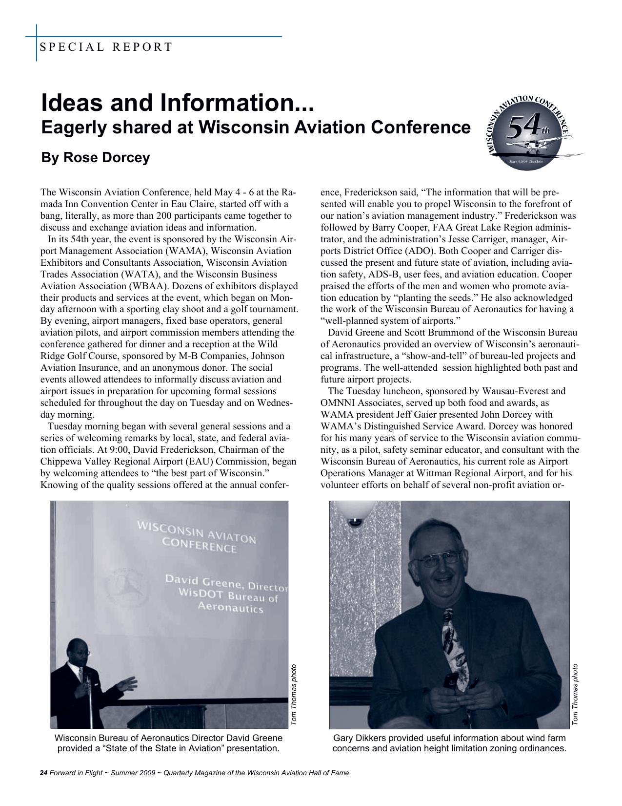 Forward in Flight - Summer 2009 -  Page24