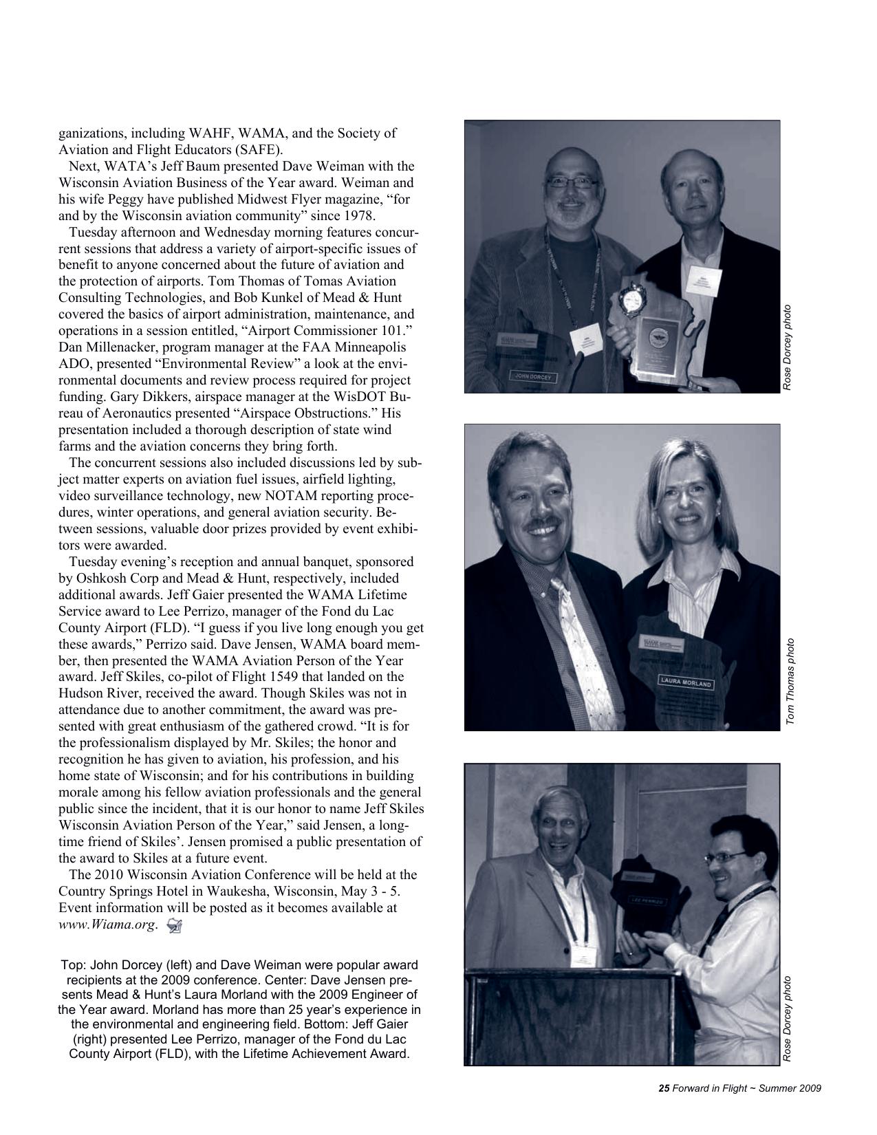 Forward in Flight - Summer 2009 -  Page25