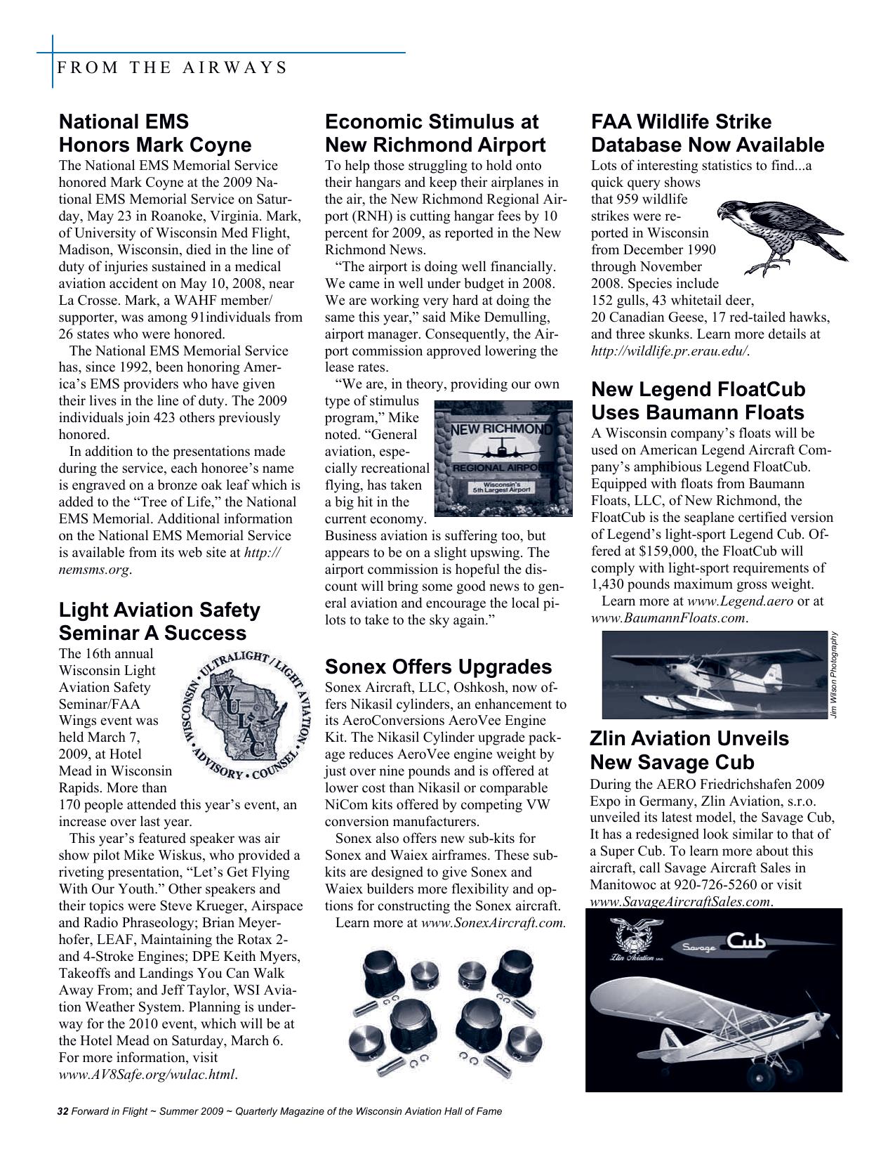 Forward in Flight - Summer 2009 -  Page32